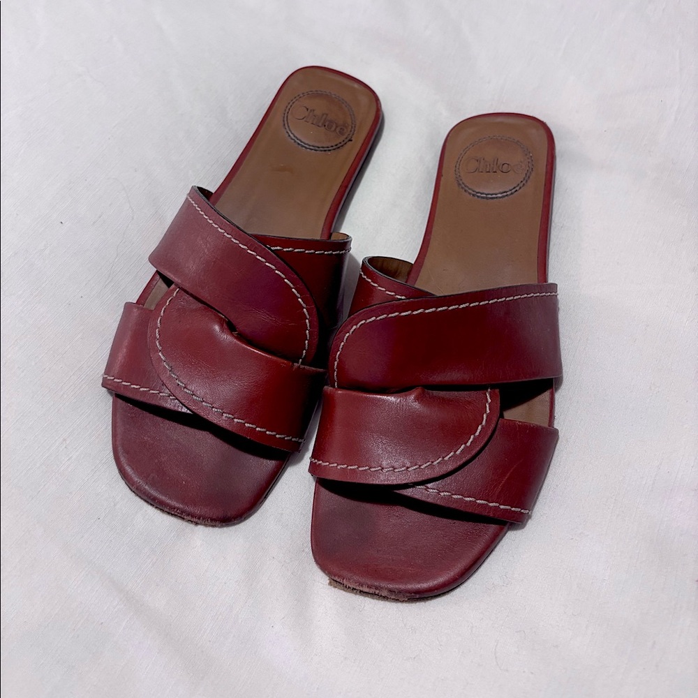 Chloe Leather Sandals